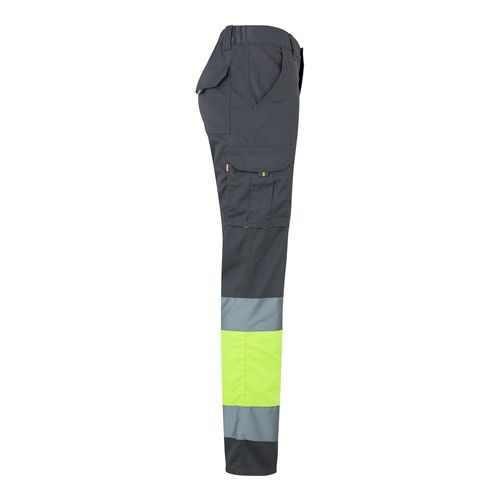 VL ZEUS. Two-tone, multi-pocket stretch trousers (240g/m²), in cotton (46%), EME (38%) and polyester (16%) VL ZEUS. Two-tone, multi-pocket stretch trousers (240g/m²), in cotton (46%), EME (38%) and polyester (16%)