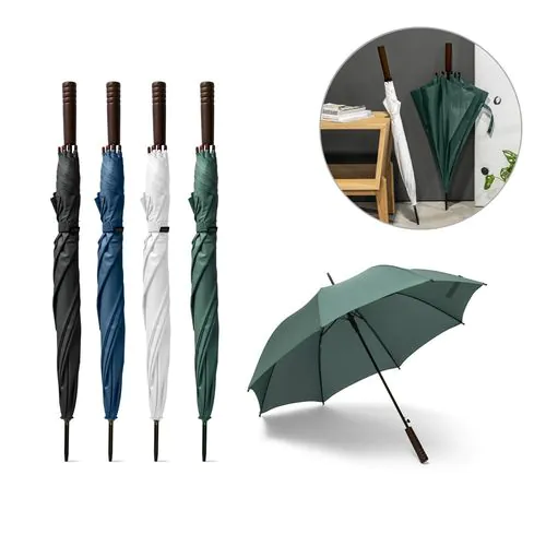 APOLO. Parapluie en polyester recyclé (100% rPET) pongee avec ouverture automatique APOLO. Parapluie en polyester recyclé (100% rPET) pongee avec ouverture automatique