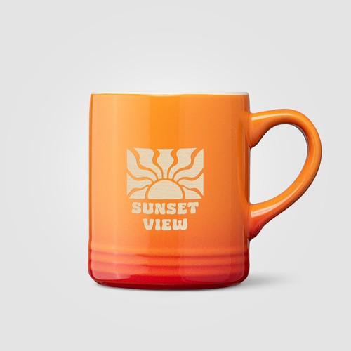 Mug Corin en céramique avec effet ombré silhouette – 355 ml Mug Corin en céramique avec effet ombré silhouette – 355 ml