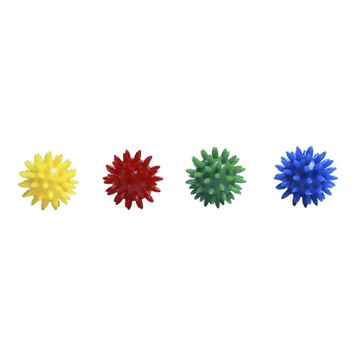 Massage Hedgehog Ball, neutral (55mm, red), "Made in Germany"