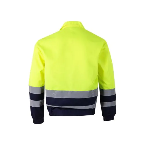 VL NEPTUNE. Two-tone twill jacket (210g/m²) in polyester (80%) and cotton (20%)