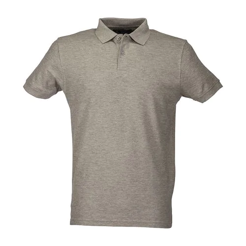 100% piqué cotton (180 g/m2) short-sleeved polo shirt with two-button collar