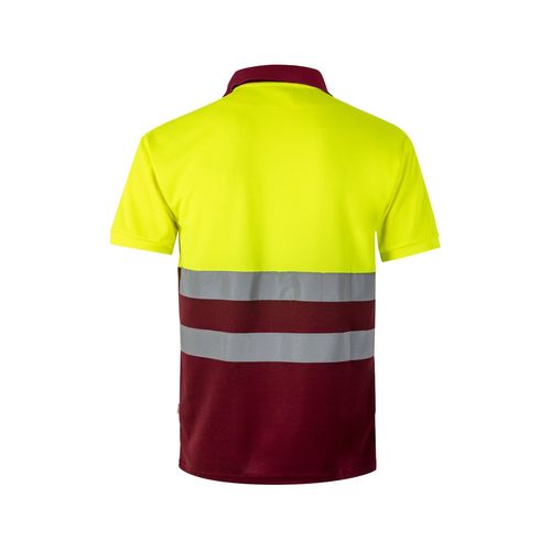 VL CUPID. Polo piqué bicolore (160g/m²) à manches courtes, en polyester (100%)