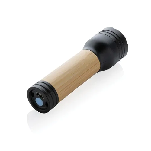 Lucid 1W RCS certified recycled plastic & bamboo torch Lucid 1W RCS certified recycled plastic & bamboo torch