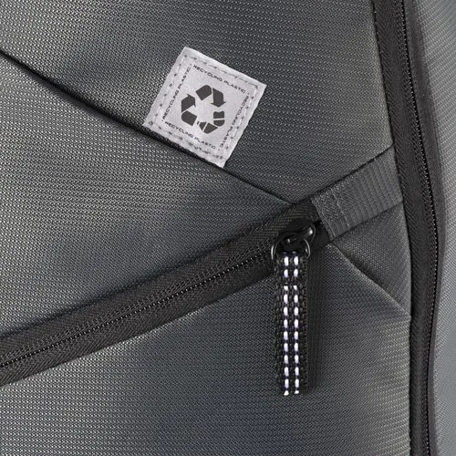 Laptop backpack in recycled PET