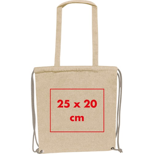 Bolsa de algodón reciclado Bolsa de algodón reciclado