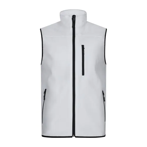 VL VARUNA. Soft shell vest (280g/m²), with polar lining, in polyester (94%) and elastane (6%) VL VARUNA. Soft shell vest (280g/m²), with polar lining, in polyester (94%) and elastane (6%)