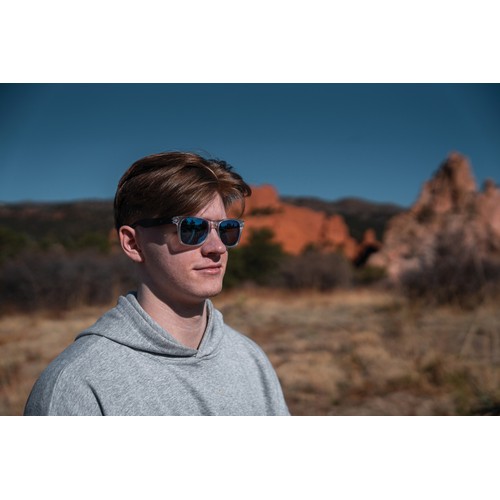 Gleam RCS recycled PC mirror lens sunglasses Gleam RCS recycled PC mirror lens sunglasses