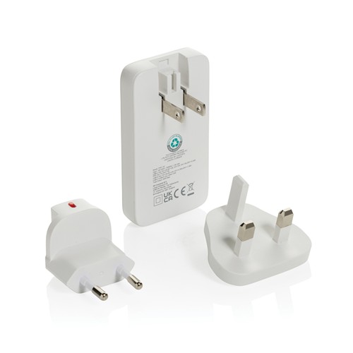 Chargeur plat 65W GAN avec connecteurs universels Fluxo RCS Chargeur plat 65W GAN avec connecteurs universels Fluxo RCS