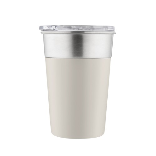 Metmaxx® thermo mug "SteelColourCupComplete" beige