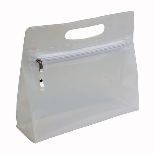 Belleza en PVC con cierre de cremallera y asa