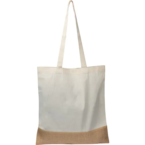 Shopper con fondo in juta DOREEN Shopper con fondo in juta DOREEN