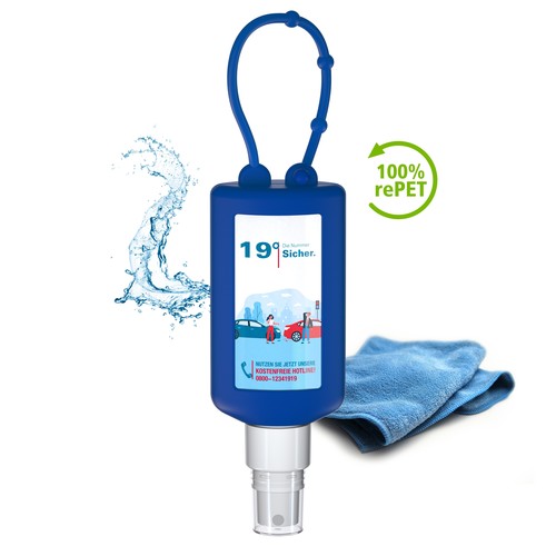 Car Cockpit Cleaner, 50 ml Bumper (blue), Body Label