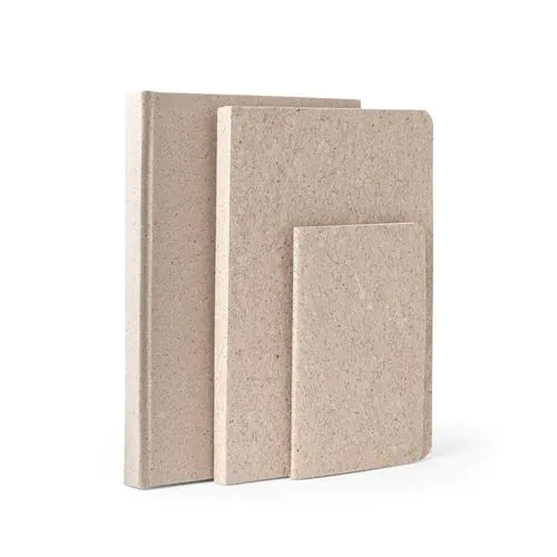 TEAPAD RIGID. A5 notepad with hard cover made from tea leafs waste (65%)