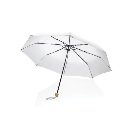 20.5" Impact AWARE™ RPET 190T Pongee bamboo mini umbrella 20.5" Impact AWARE™ RPET 190T Pongee bamboo mini umbrella