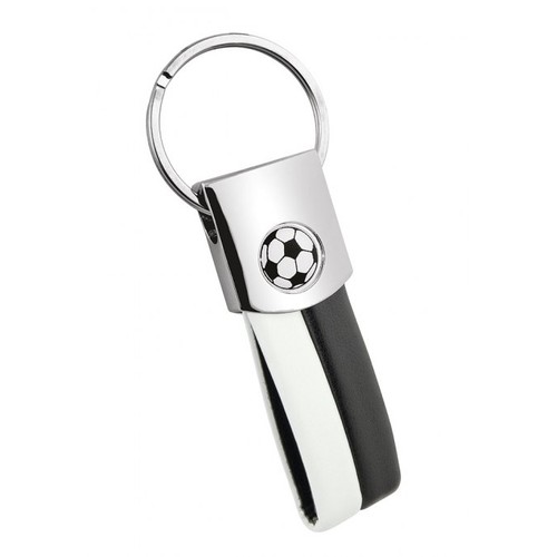 KEYCHAIN FOOTBALL PU WHITE/BLACK NO BOX KEYCHAIN FOOTBALL PU WHITE/BLACK NO BOX
