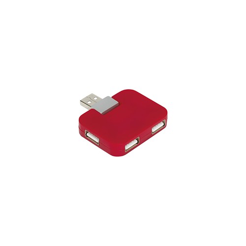 CONECTOR USB DE 4 PUERTOS EN PLÁSTICO