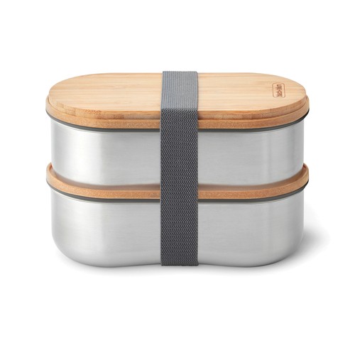 Black+Blum Stainless Steel Double Bento Box Black+Blum Stainless Steel Double Bento Box