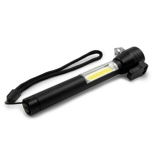 Emergency torch 1 LED COB, seat belt cutter, safety hammer | Flint Emergency torch 1 LED COB, seat belt cutter, safety hammer | Flint