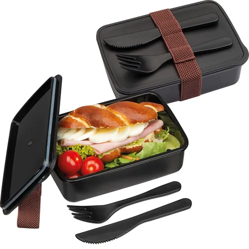 Lunch box ze sztućcami VIGO