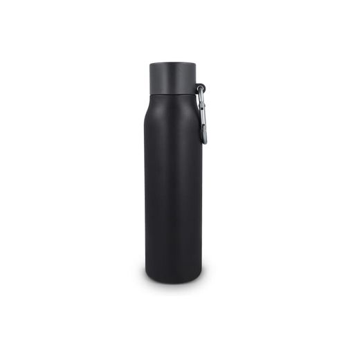 Borraccia termica con moschettone finitura opaca 600 ml Borraccia termica con moschettone finitura opaca 600 ml