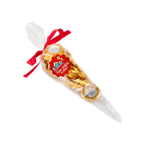 Cone bag filled with candy Cone bag filled with candy