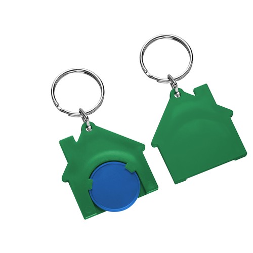 Chip holder with 1€ chip "house" Chip holder with 1€ chip "house"