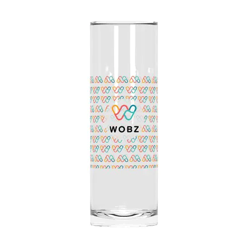 Personalized opaque white "Long Lime" tubo glass - Digital Print Personalized opaque white "Long Lime" tubo glass - Digital Print