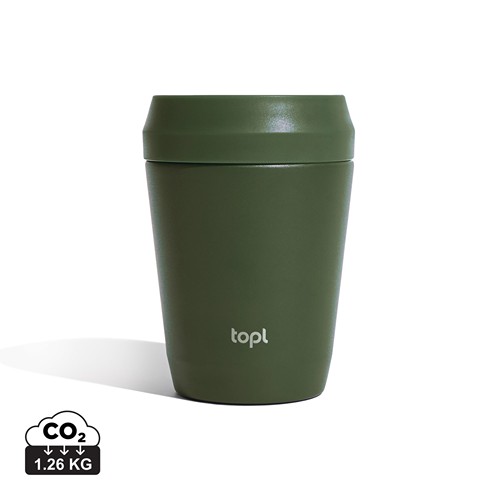 Topl Recycled Steel To Go Tumbler Patented 360 Lid 235ml Topl Recycled Steel To Go Tumbler Patented 360 Lid 235ml
