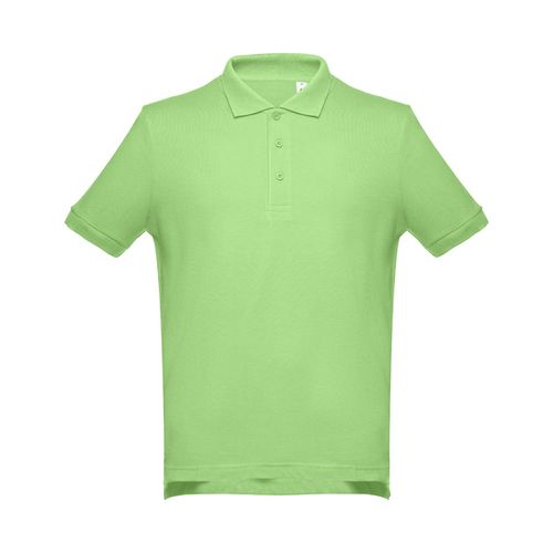 THC ADAM. Polo da uomo in cotone a maniche corte THC ADAM. Polo da uomo in cotone a maniche corte