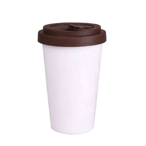 Becher Freedom Lock 280ml weiß/braun