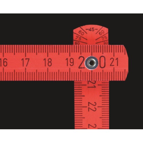 Wooden folding rule