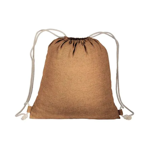 150g/m2 recycled cotton drawstring backpack 150g/m2 recycled cotton drawstring backpack