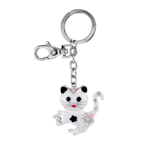 PORTACHIAVI "GATTINO BIANCO" -NO BOX