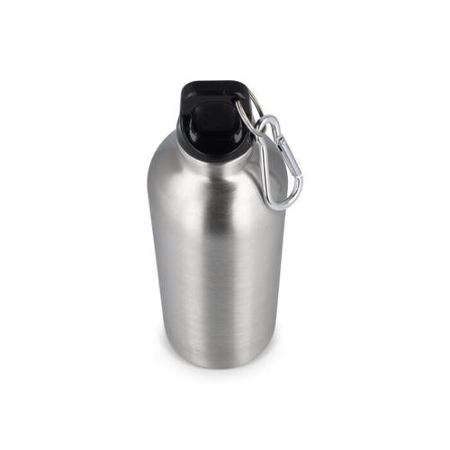 Bouteille à simple paroi en acier inoxydable recyclé, 500 ml Bouteille à simple paroi en acier inoxydable recyclé, 500 ml