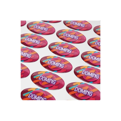 Doming Ovale 40x20 mm Doming Ovale 40x20 mm