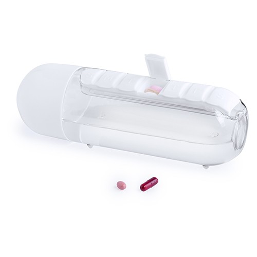 Botella con pastillero Belogorsk