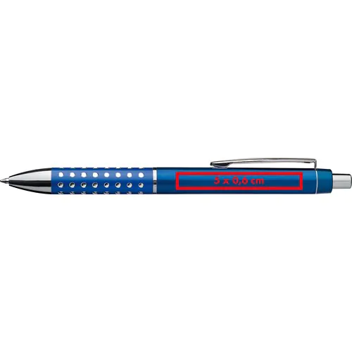 Plastic ball pen with sparkling dot grip zone Plastic ball pen with sparkling dot grip zone