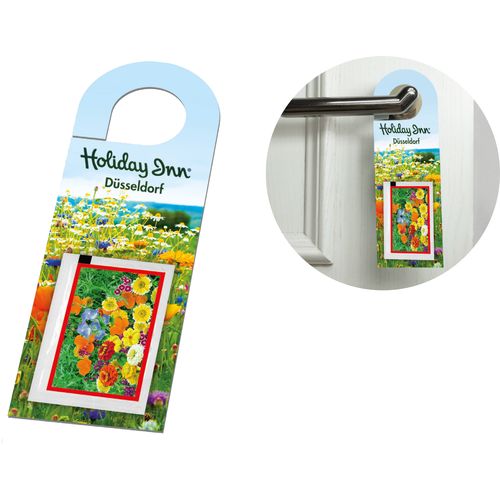 Door Tag Blooming Welcome