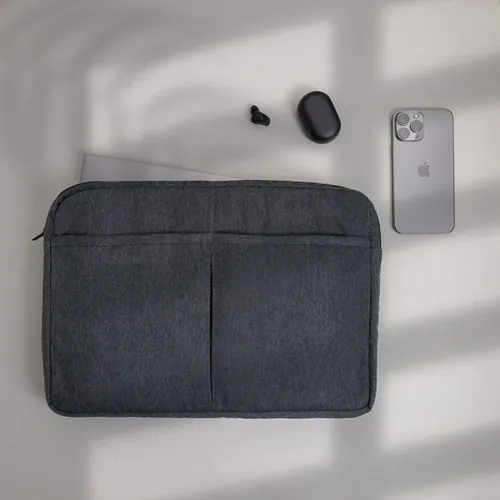 Funda para portátil 15,6"de algodón reciclado Laluka AWARE Funda para portátil 15,6"de algodón reciclado Laluka AWARE