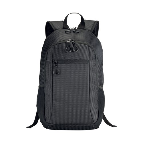Zaino porta computer in dobby nylon con tre tasche