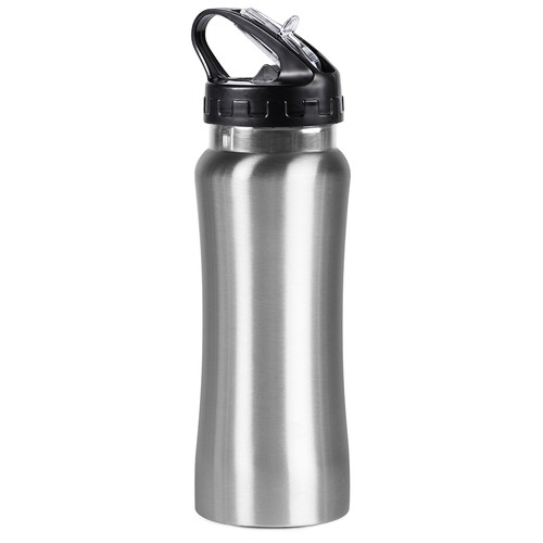 600 ML SPORTS WATER-BOTTLE IN STAINLESS AND PLASTIC