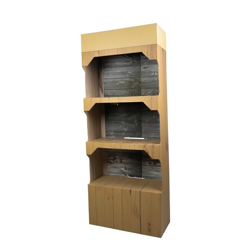 CUSTOMIZABLE CARDBOARD DISPLAY