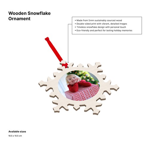 Wooden Snowflake
