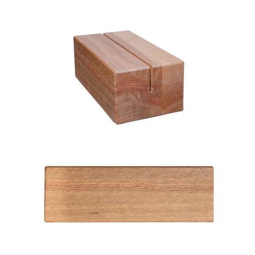 Beech menu card holder A5 Beech menu card holder A5