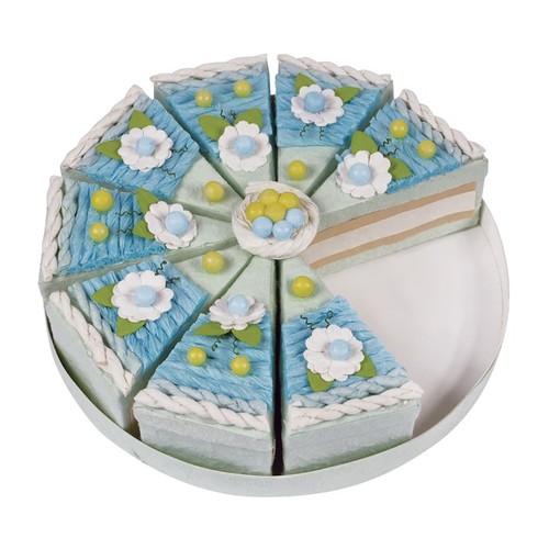 FAVOR PIECE OF CAKE LIGHT BLUE