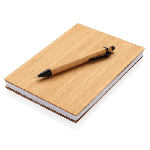 A5 Bamboo notebook & pen set A5 Bamboo notebook & pen set