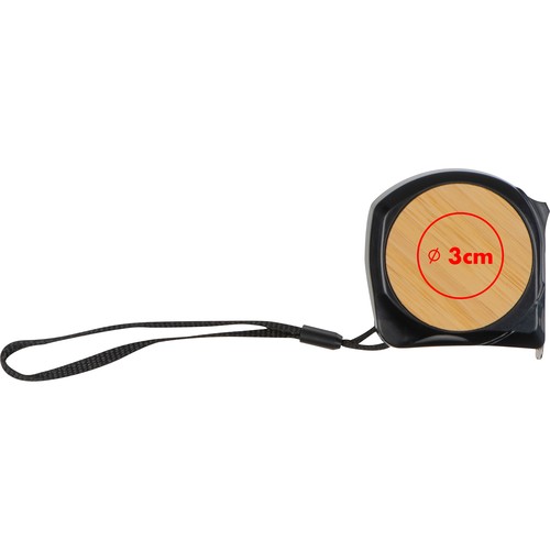 Mètre ruban avec application en bambou