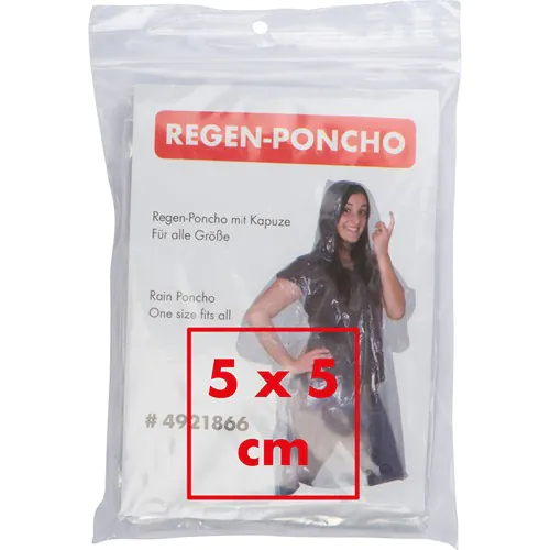 Impermeable tipo ponchoTours