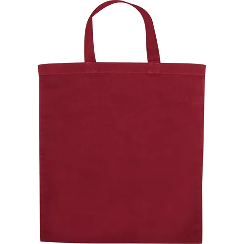 Cotton bag with short handles Cotton bag with short handles